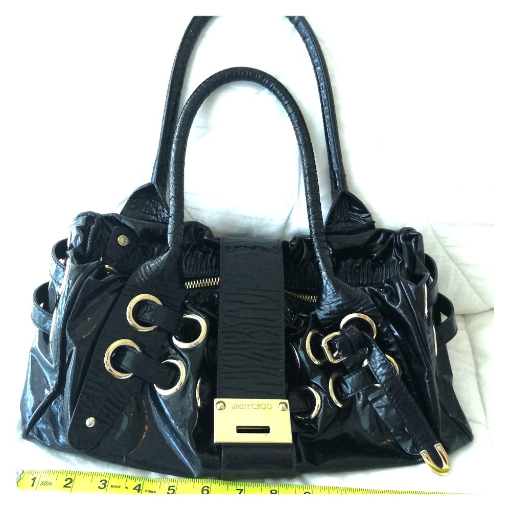 Authentic Jimmy Choo patent leather bag
